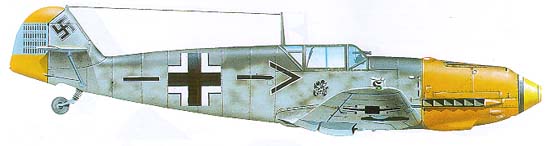 Bf 109 E-4N of Galland