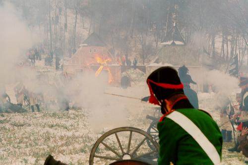 Escenificacion de la Batalla de Austerlitz